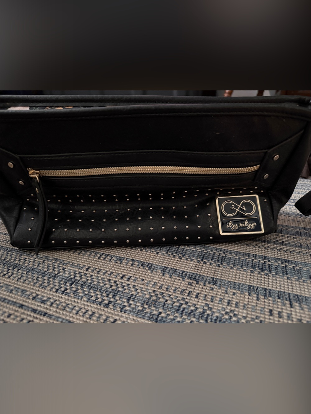 Itzy Ritzy Black Stroller Bag